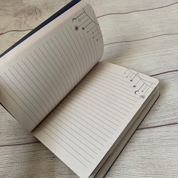 Molly & Rex Journal Sun Moon Snake Heart Full Color 208 Lined Pages 4 Designs - Picture 7 of 11